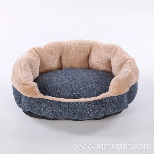 Jacquard Fabric Removed Soft Snuggle Dog&Cat Pet Bed